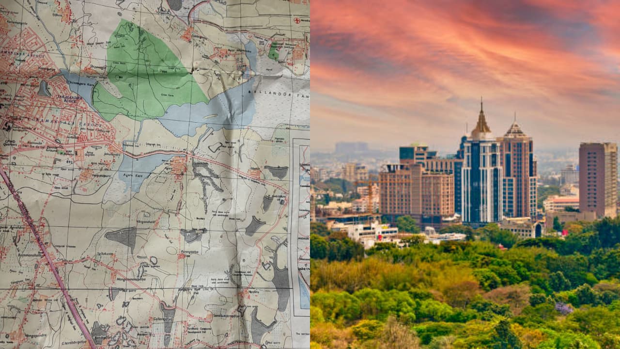 Bengaluru’s 1983 Map Goes Viral: Jayanagar Was the Hub, HSR Layout Didn ...