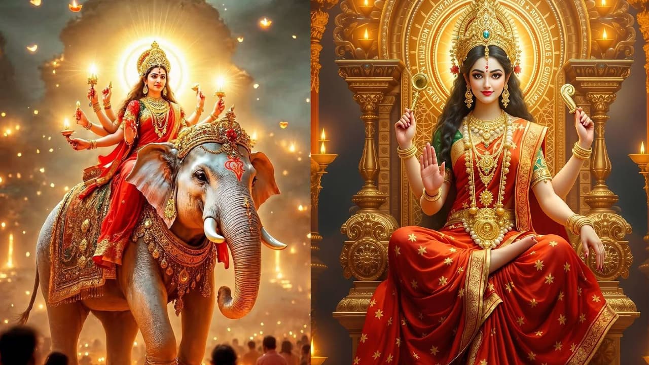Sharadiya Navratri 2025: इस साल मां दुर्गा हाथी पर आएंगी, जानें इसका क्या है महत्व | Sharadiya Navratri 2025 Maa Durga Vahan Date Time | Asianet News Hindi