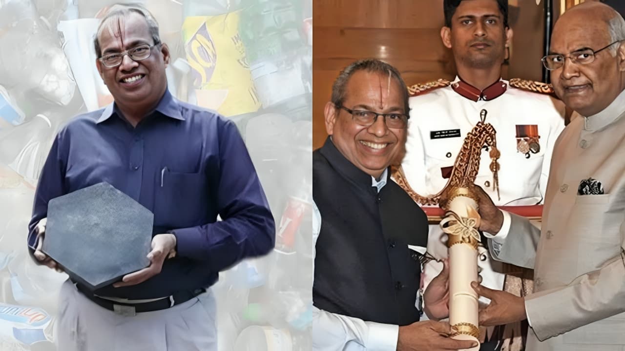 Plastic Man of India: How Dr Rajagopalan Vasudevan Turned Plastic Waste ...