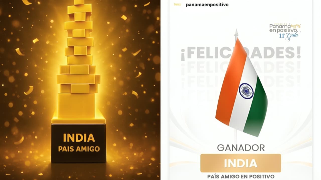 India Wins Panama en Positivo Award 2025 for Traditions, Trade and Tourism