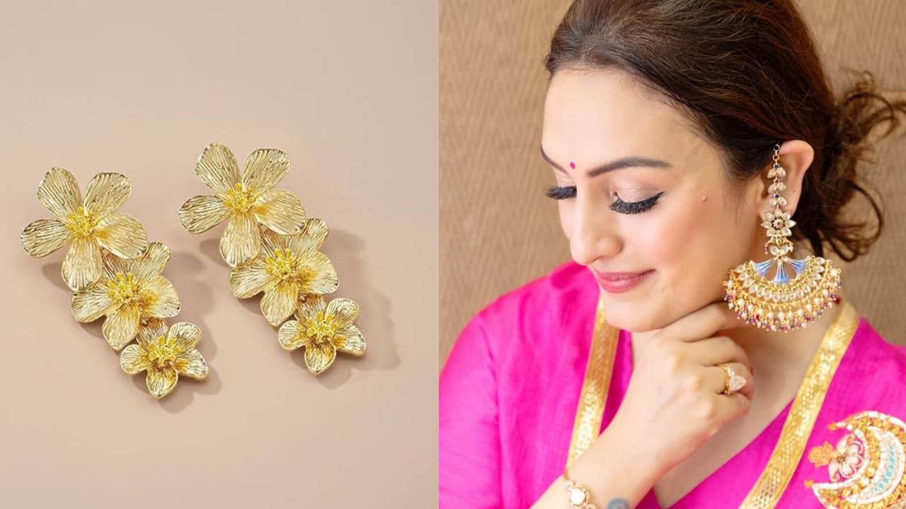 Statement Earrings: ऑफर में खरीदें 18Kt स्टेटमेंट इयररिंग्स, हर फेस्टिवल  में होगी आपके ऊपर नजर | Buy 18kt Statement Earrings Designs On Offer |  Asianet News Hindi