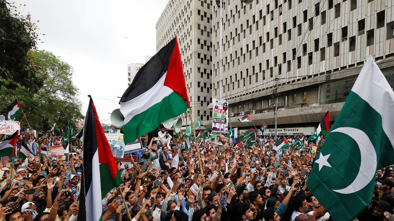 Pakistan's Karachi Protests Gaza 'Genocide', Demands No Israel Ties