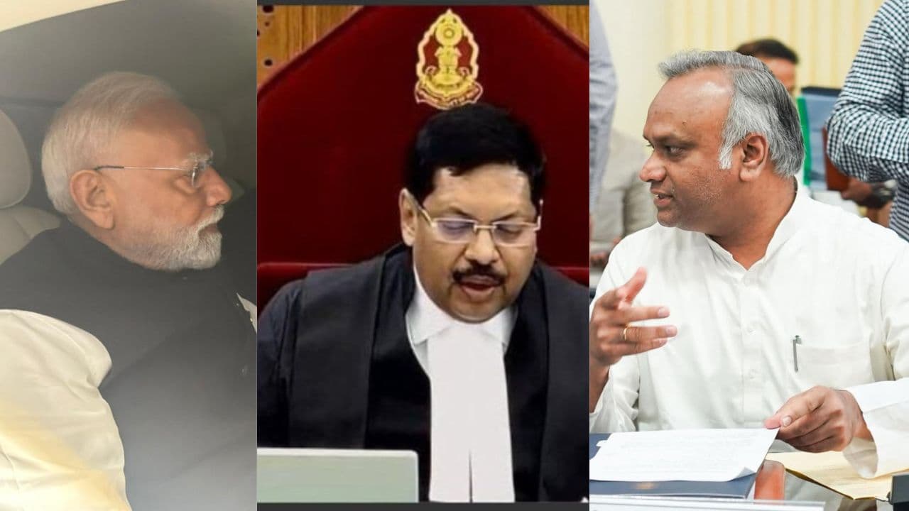 Manuvadi attack on constitution ಮೋದಿಯವರು ಕೆರಳುವುದಕ್ಕೆ ಸುದೀರ್ಘ 9 ಗಂಟೆ ಅವಧಿ ಬೇಕಾಯ್ತು: ಪ್ರಿಯಾಂಕ್ ಖರ್ಗೆ | Cji Br Gavai Incident Priyank Kharge Criticizes Pm Modi S Delayed Response Mrq Manuvadi attack on constitution ಮೋದಿಯವರು ಕೆರಳುವುದಕ್ಕೆ ಸುದೀರ್ಘ 9 ಗಂಟೆ ಅವಧಿ ಬೇಕಾಯ್ತು: ಪ್ರಿಯಾಂಕ್ ಖರ್ಗೆ | Cji Br Gavai Incident Priyank Kharge Criticizes Pm Modi S Delayed Response Mrq