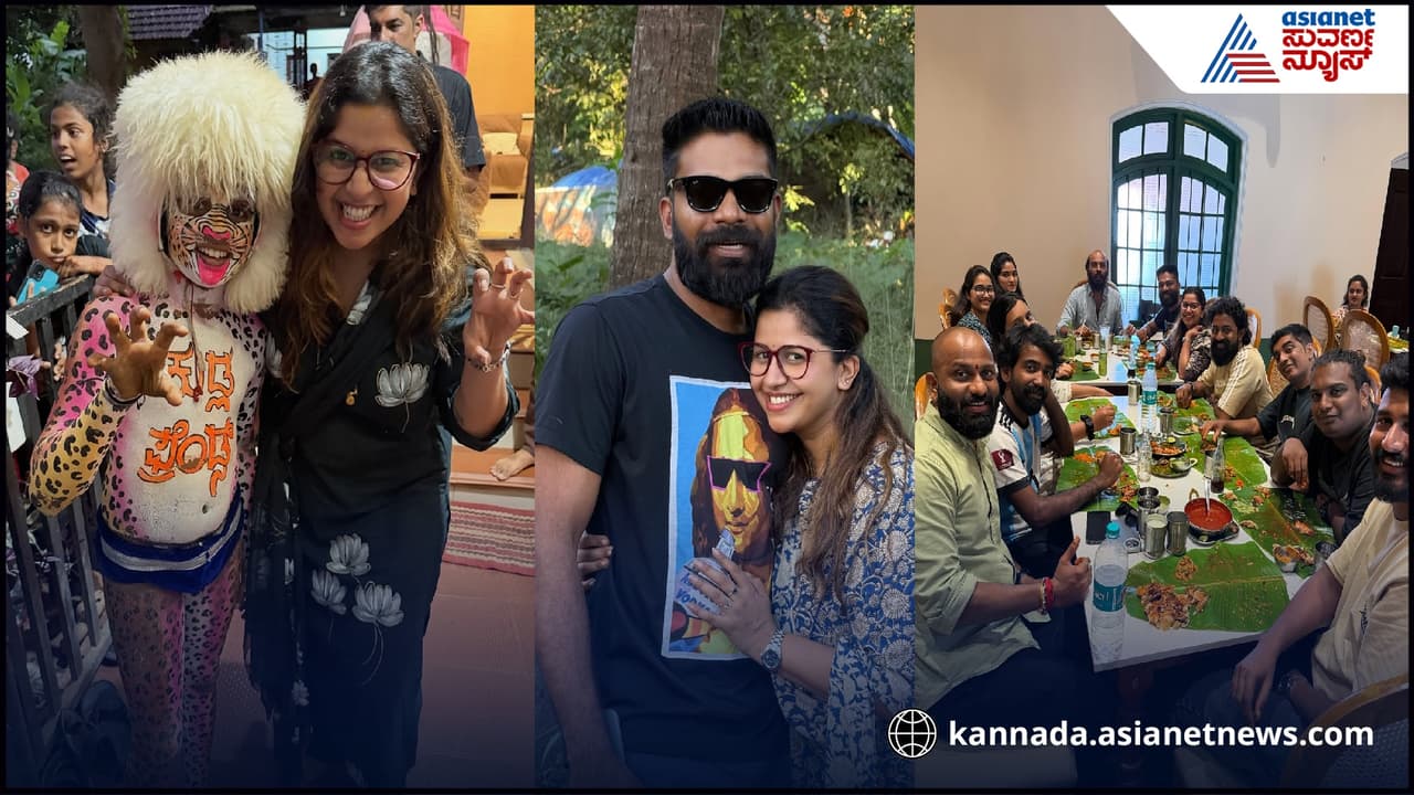 ಗಂಡನ ಜೊತೆ ಮಂಗಳೂರು ದಸರಾದಲ್ಲಿ ಆಂಕರ್ ಅನುಶ್ರೀ… ರಾಜ್ ಬಿ ಶೆಟ್ಟಿ ಗ್ಯಾಂಗ್ ಜೊತೆ ಮೀನೂಟ | Anchor Anushree Enjoyed Dasara At Mangalore With Husband And Others ಗಂಡನ ಜೊತೆ ಮಂಗಳೂರು ದಸರಾದಲ್ಲಿ ಆಂಕರ್ ಅನುಶ್ರೀ… ರಾಜ್ ಬಿ ಶೆಟ್ಟಿ ಗ್ಯಾಂಗ್ ಜೊತೆ ಮೀನೂಟ | Anchor Anushree Enjoyed Dasara At Mangalore With Husband And Others