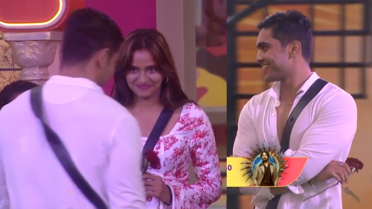 Bigg Boss Kannada ಮನೆಗೆ ಲವರ್ ಬಾಯ್ ಎಂಟ್ರಿ: ರಾಶಿಕಾಗೆ ಗುಲಾಬಿ ಕೊಟ್ಟ ವೈಲ್ಡ್ ಕಾರ್ಡ್ ಸ್ಪರ್ಧಿ ಸೂರಜ್! Bigg Boss Kannada ಮನೆಗೆ ಲವರ್ ಬಾಯ್ ಎಂಟ್ರಿ: ರಾಶಿಕಾಗೆ ಗುಲಾಬಿ ಕೊಟ್ಟ ವೈಲ್ಡ್ ಕಾರ್ಡ್ ಸ್ಪರ್ಧಿ ಸೂರಜ್!