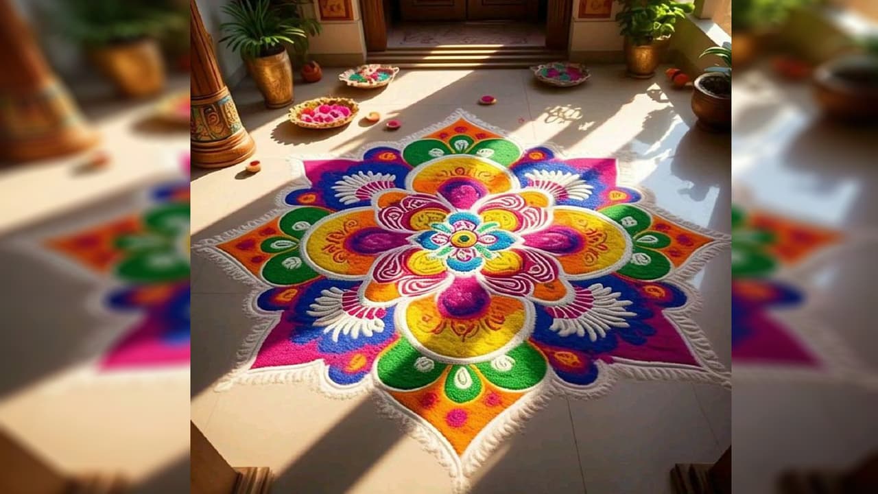 Chhath Puja Rangoli Designs: छठ पूजा पर घर-आंगन में बनवाएं ये 5 रंगोली ...