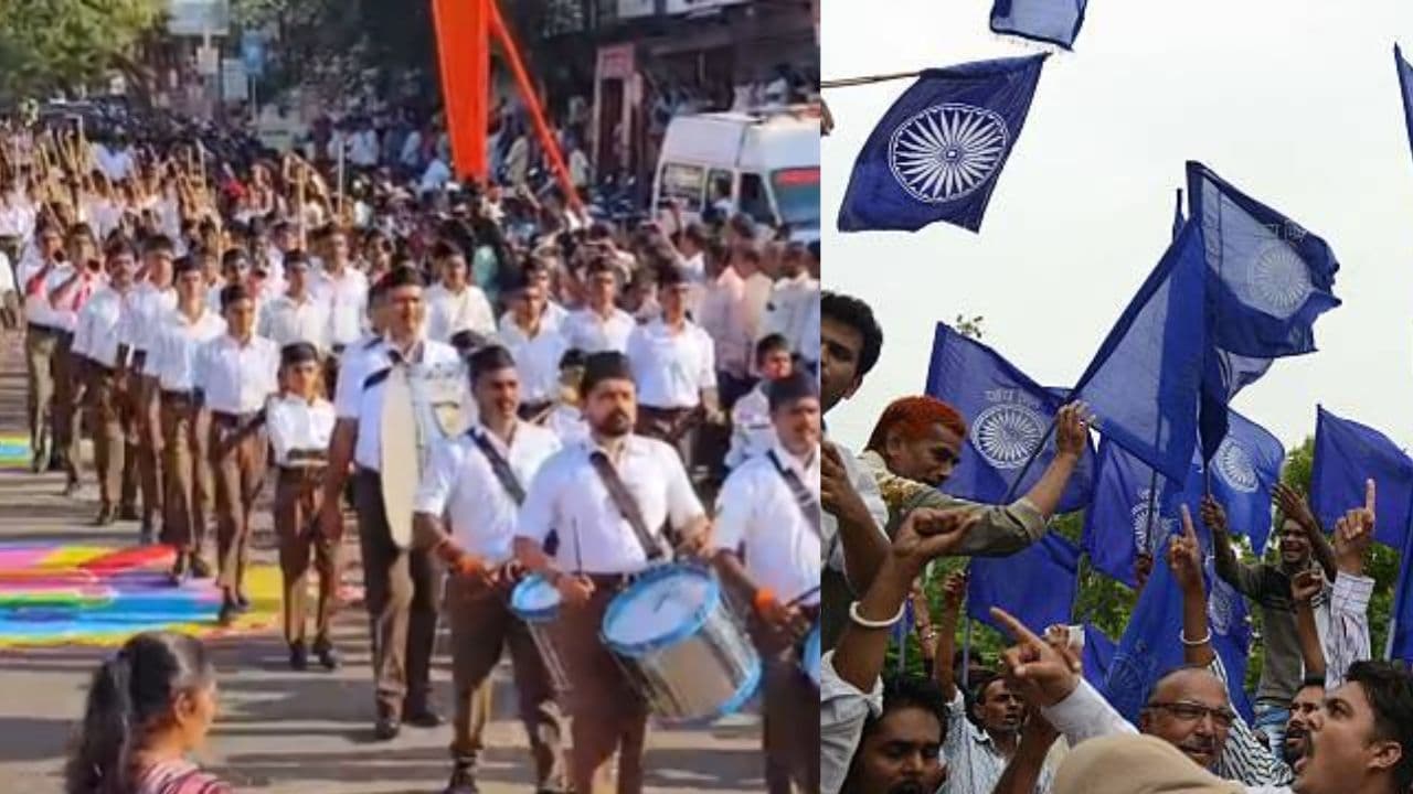 ಚಿತ್ತಾಪುರ RSS ಪಥಸಂಚಲನಕ್ಕೆ ಭೀಮ್ ಆರ್ಮಿ ಬಳಿಕ ದಲಿತ ಪ್ಯಾಂಥರ್ಸ್ ಟಕ್ಕರ್; ಕೈಯಲ್ಲಿ ಲಾಠಿ, ನೀಲಿ ಶಾಲಿನ ನಡಿಗೆ! | Chittapura Rss March Dalit Panthers Also Demand Parallel Rally On November 2 Sat ಚಿತ್ತಾಪುರ RSS ಪಥಸಂಚಲನಕ್ಕೆ ಭೀಮ್ ಆರ್ಮಿ ಬಳಿಕ ದಲಿತ ಪ್ಯಾಂಥರ್ಸ್ ಟಕ್ಕರ್; ಕೈಯಲ್ಲಿ ಲಾಠಿ, ನೀಲಿ ಶಾಲಿನ ನಡಿಗೆ! | Chittapura Rss March Dalit Panthers Also Demand Parallel Rally On November 2 Sat