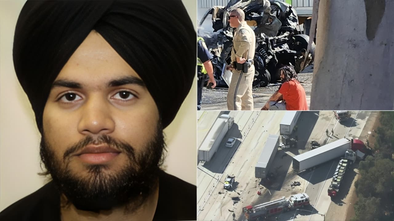 3 Killed in California Truck Crash Caused by Indian-Origin Driver Under ...