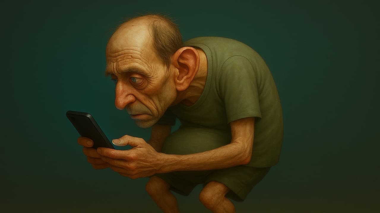 Walking App's AI Sam Shows 2050 Humans With Tech Neck, Dull Skin