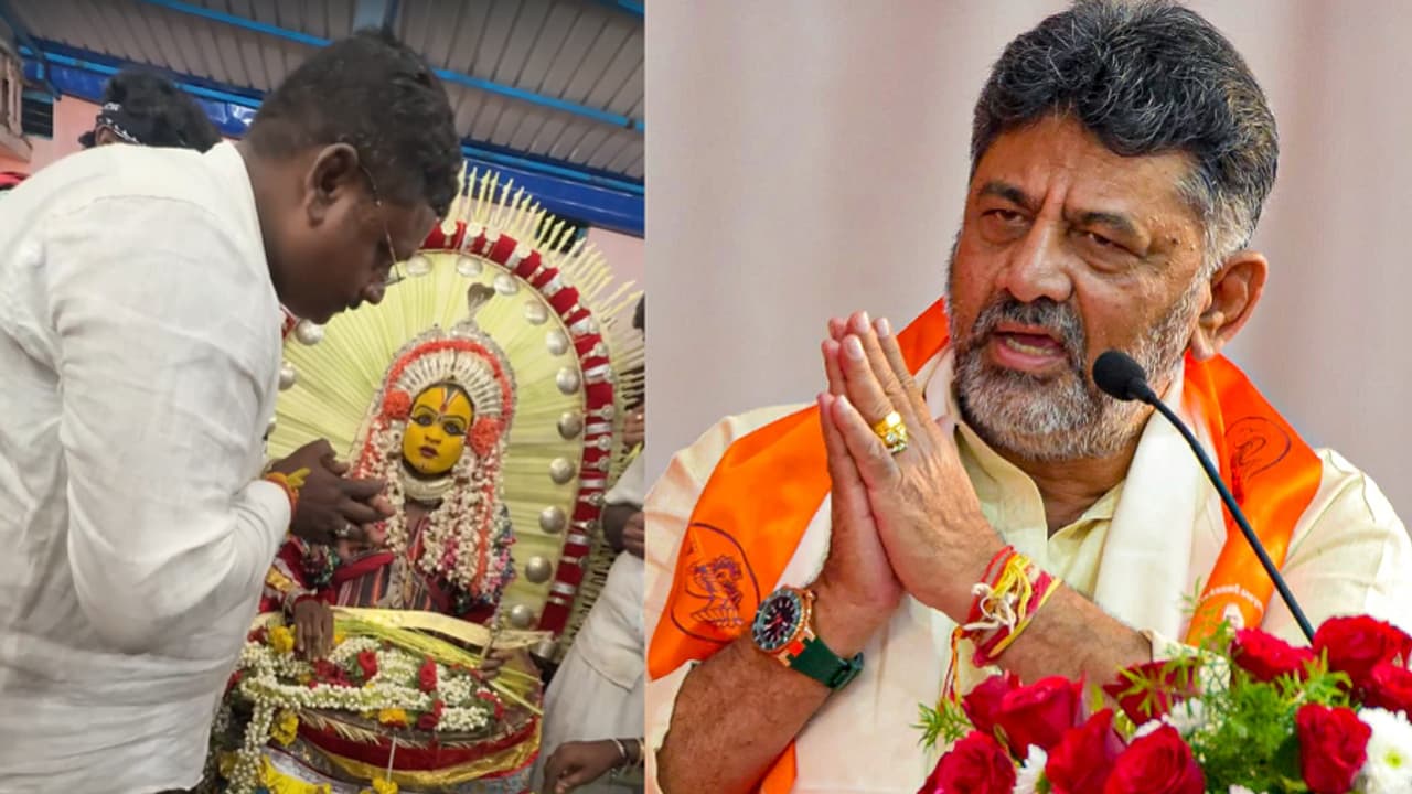 DK Shivakumar CM Prediction: ಅದಷ್ಟು ಬೇಗ ಡಿ.ಕೆ.ಶಿವಕುಮಾರ್ ಸಿಎಂ ಆಗ್ತಾರೆ: ಭವಿಷ್ಯ ನುಡಿದ ತುಳುನಾಡ ದೈವ | Dk Shivakumar Will Become Cm Soon Tulu Nadu Deity Predicts Gvd DK Shivakumar CM Prediction: ಅದಷ್ಟು ಬೇಗ ಡಿ.ಕೆ.ಶಿವಕುಮಾರ್ ಸಿಎಂ ಆಗ್ತಾರೆ: ಭವಿಷ್ಯ ನುಡಿದ ತುಳುನಾಡ ದೈವ | Dk Shivakumar Will Become Cm Soon Tulu Nadu Deity Predicts Gvd