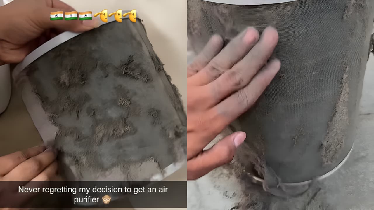 Delhi's Air So Bad Even Purifiers are Coughing: Dust-Clogged Filters Shock Residents (WATCH)