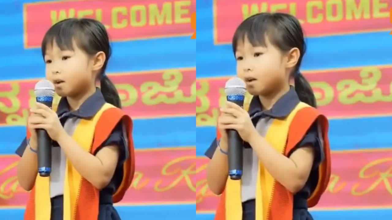 ‘Fluent Kannada!’: Japanese Kid Amazes Bengaluru With Kannada Speaking Skills During Rajyotsava (Watch)