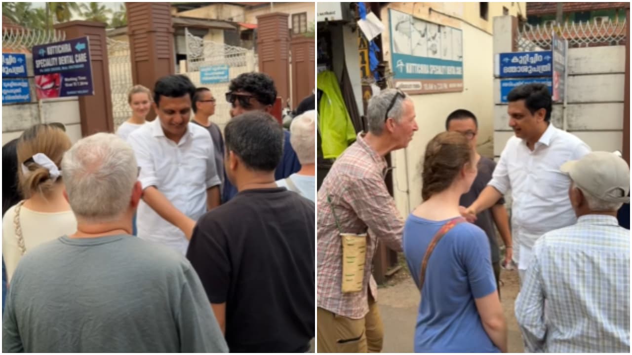 Muhammad Riyas Family Muhammad Riyas meets American tourists കോഴിക്കോട് എത്തിയ അമേരിക്ക ...