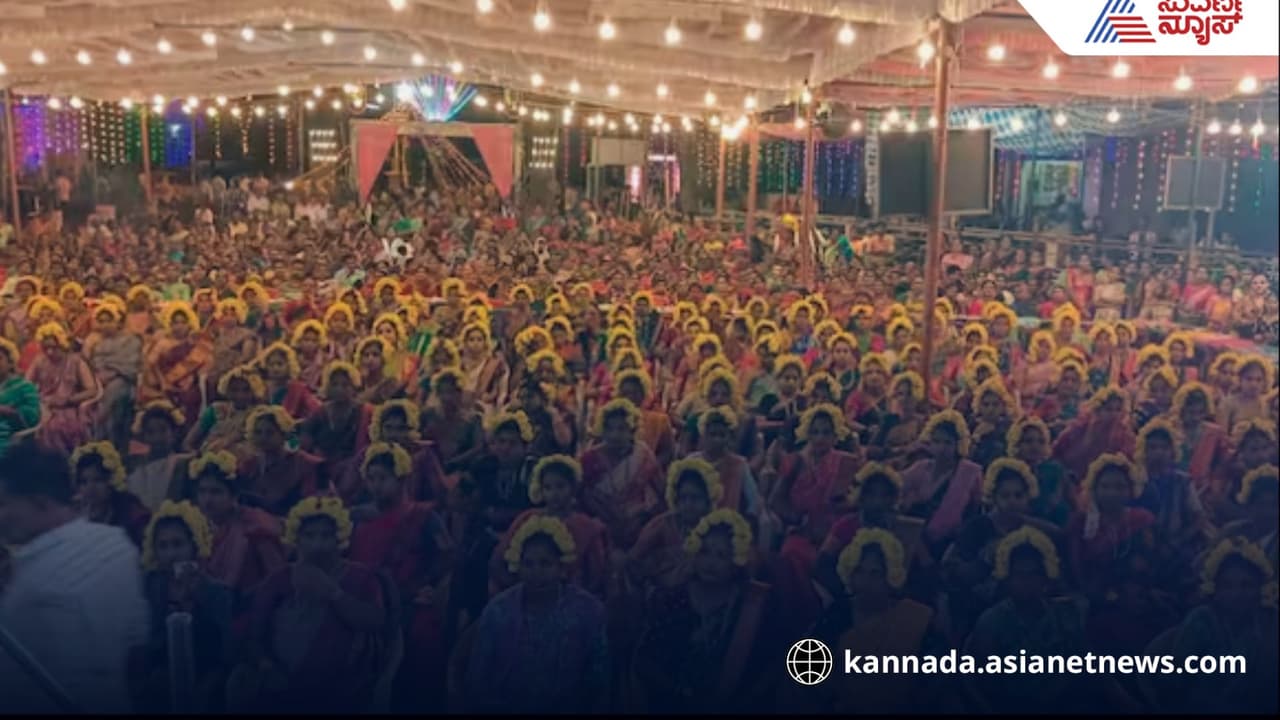 Byadagi ಬ್ಯಾಡಗಿ: ಇದು ಸಾಮೂಹಿಕ ವಿವಾಹ ಅಲ್ಲ, ಚೊಚ್ಚಲ ಗರ್ಭಿಣಿಯರಿಗೆ ಸೀಮಂತ ಕಾರ್ಯಕ್ರಮ! | Byadagi Temple Festival Events Traditional Indian Baby Shower Ceremony Byadagi ಬ್ಯಾಡಗಿ: ಇದು ಸಾಮೂಹಿಕ ವಿವಾಹ ಅಲ್ಲ, ಚೊಚ್ಚಲ ಗರ್ಭಿಣಿಯರಿಗೆ ಸೀಮಂತ ಕಾರ್ಯಕ್ರಮ! | Byadagi Temple Festival Events Traditional Indian Baby Shower Ceremony