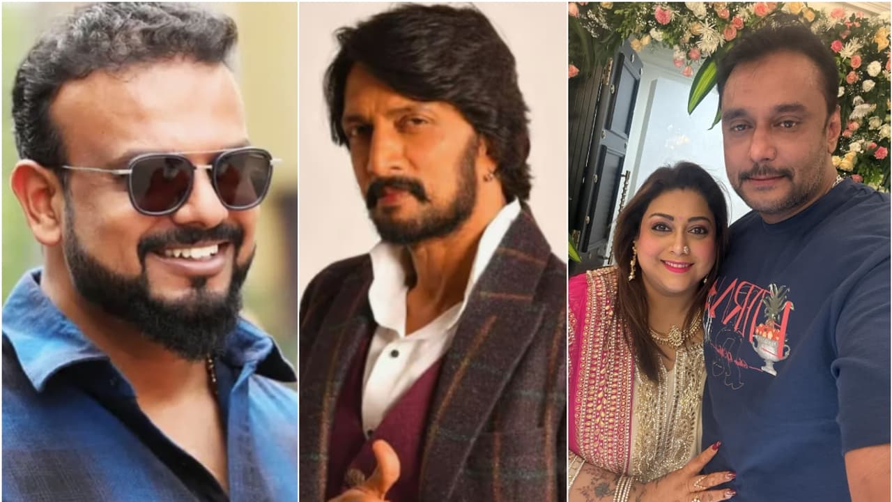 ಕಿಚ್ಚನ ಜೊತೆ ಸೇರಿದ ‘ದಾಸ’ನ ಬಳಗ; ಸುದೀಪ್ ಜೊತೆ ದರ್ಶನ್ ಗೆಳತಿ ದೋಸ್ತಿ! ಮುಂದೇನು ಕಥೆ? | Robert Fame Umapathy And Rakshitha Prem Friendship With Kichcha Sudeep ಕಿಚ್ಚನ ಜೊತೆ ಸೇರಿದ ‘ದಾಸ’ನ ಬಳಗ; ಸುದೀಪ್ ಜೊತೆ ದರ್ಶನ್ ಗೆಳತಿ ದೋಸ್ತಿ! ಮುಂದೇನು ಕಥೆ? | Robert Fame Umapathy And Rakshitha Prem Friendship With Kichcha Sudeep