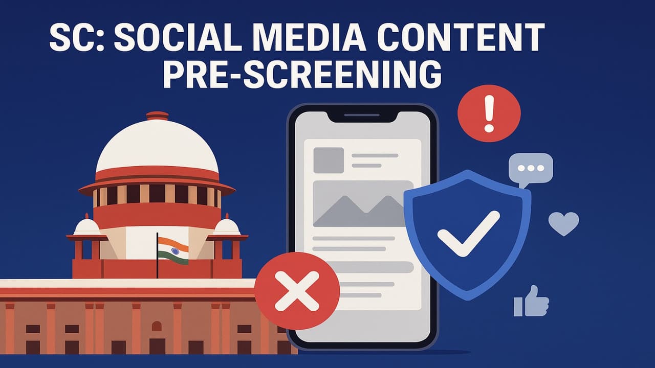 Computer Pre Screening System सोशल मीडिया कंटेंट प्री-स्क्रीनिंग: क्या अब हर पोस्ट अपलोड होने से पहले ...