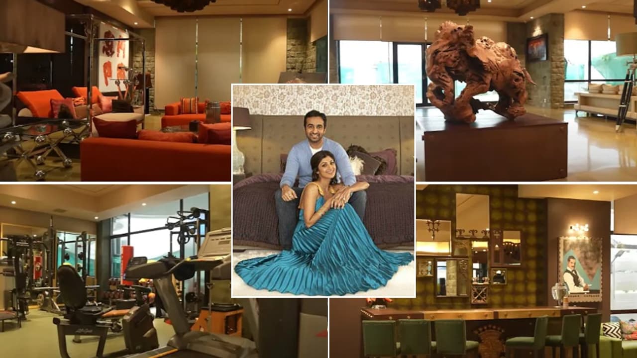 Inside PHOTOS of Shilpa Shetty’s Rs 100 crore sea-facing bungalow with silver elephant statues, lotus carvings and more