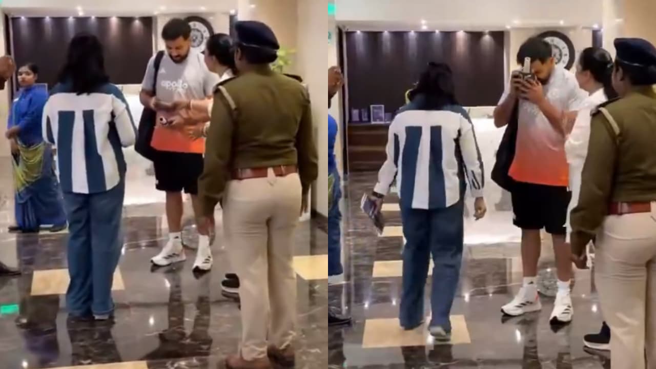 Rohit Sharma's Devotional Moment After Ranchi Fan Surprises With Ganesha Idol Wins Hearts (WATCH)