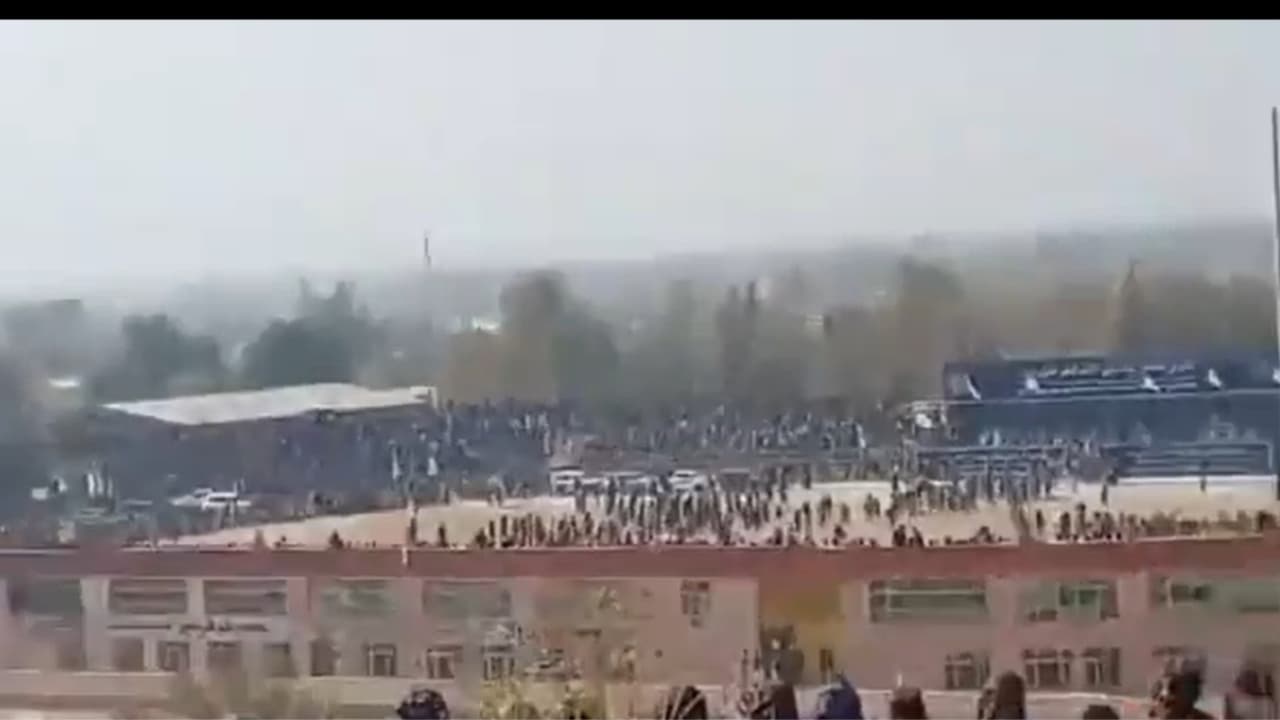 '13-Year-Old Pulled Trigger, 80,000 Watched': Chilling Scenes Public Execution Of Afghan Man (WATCH)