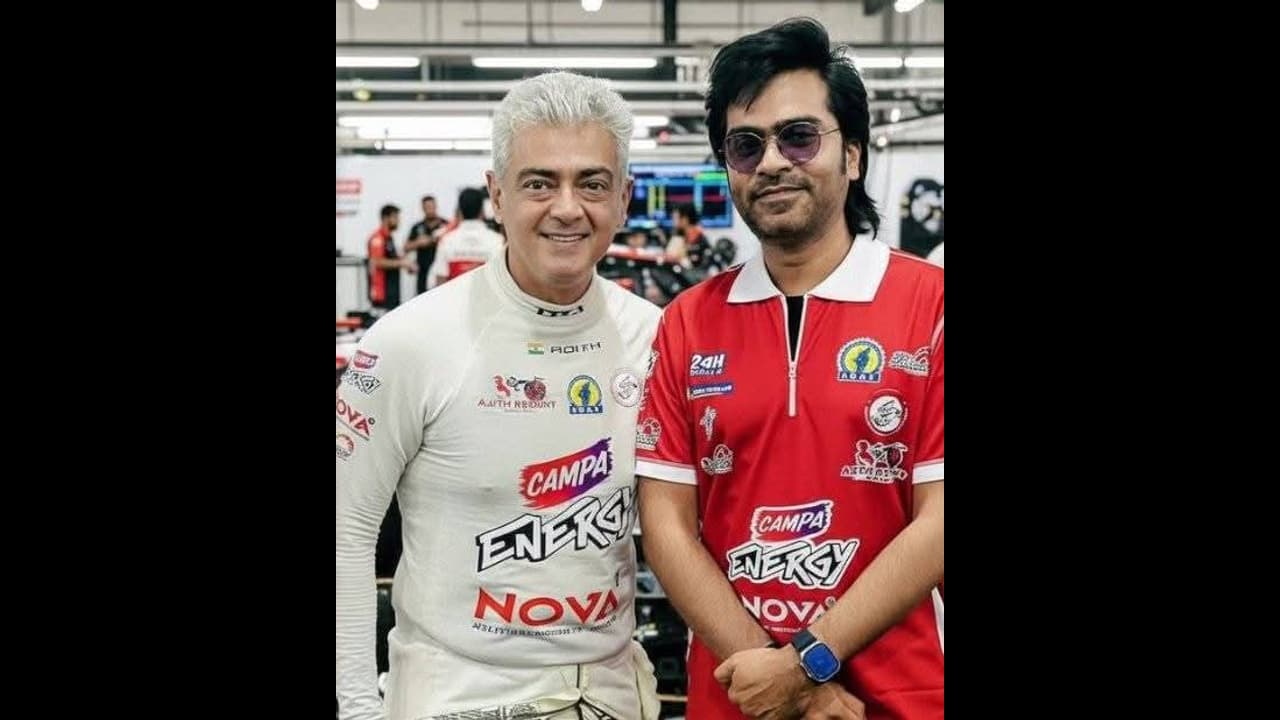 Simbu and Ajith Kumar Spotted at Malaysia Car Race : தன்னுடைய திரையுலக ...