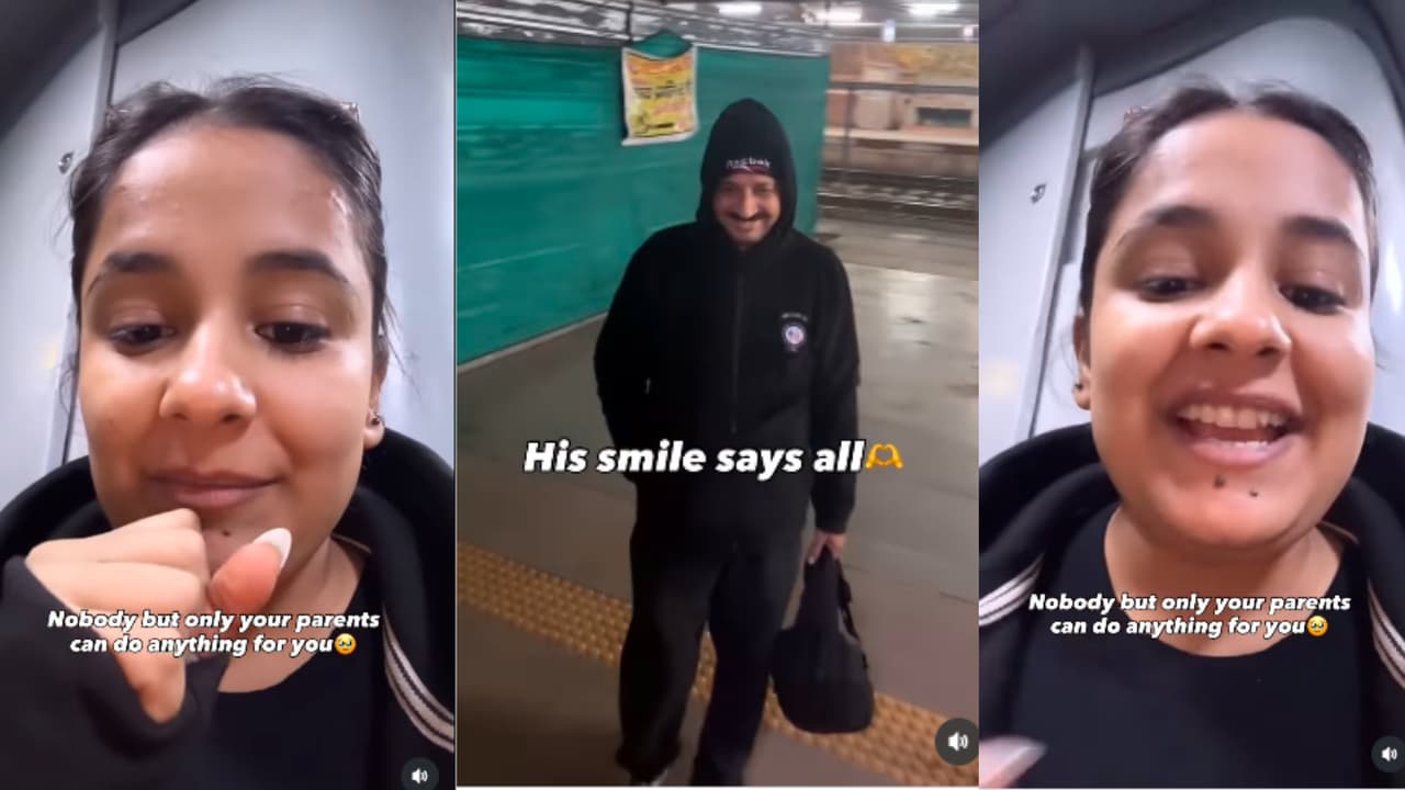 Love ಕೇವಲ 2 ನಿಮಿಷ ಮಗಳ ನೋಡಲು 11ಗಂಟೆಗೆ ಸ್ಟೇಶನ್ಗೆ ಬಂದ ತಂದೆ, ಭಾವುಕ ಕ್ಷಣದ ವಿಡಿಯೋ | Father Daughter Emotional Moments Video Parent Came To Station At 11 Pm To Meet Love ಕೇವಲ 2 ನಿಮಿಷ ಮಗಳ ನೋಡಲು 11ಗಂಟೆಗೆ ಸ್ಟೇಶನ್ಗೆ ಬಂದ ತಂದೆ, ಭಾವುಕ ಕ್ಷಣದ ವಿಡಿಯೋ | Father Daughter Emotional Moments Video Parent Came To Station At 11 Pm To Meet