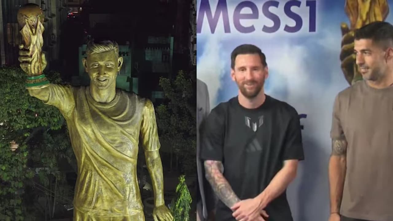 From Tribute To Trolling: Kolkata’s Giant Messi Statue Sparks Outrage & Endless Memes Online