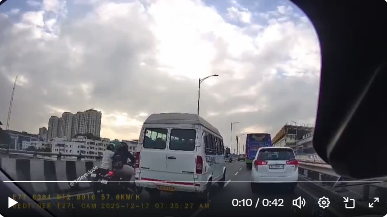 Shared widely on social media, the clip has sparked intense online debate about reckless riding and road safety. The incident is now being used by advocates as a critical reminder of the dangers of carelessness in busy city traffic.