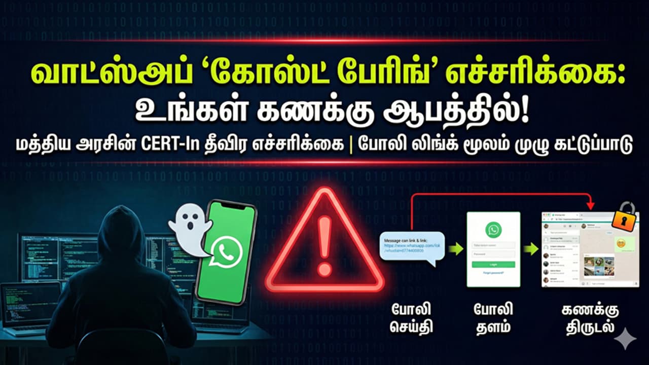 அடப்பாவமே.. நம்ம பர்சனல் போட்டோ எல்லாம் போச்சா? வாட்ஸ்அப் பயனர்களை மிரட்டும் புதிய 'பேய்'!