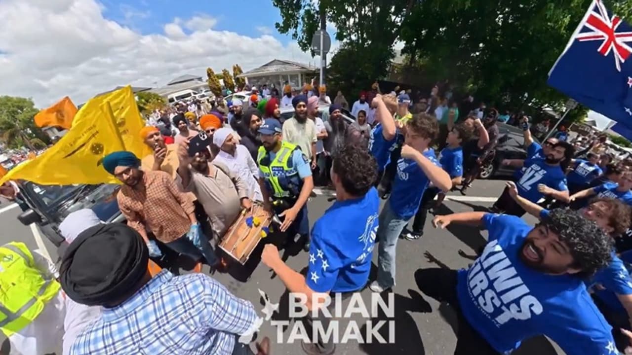 Sikh Parade in New Zealand Targeted as Brian Tamaki-Linked Group Attempts Intimidation (WATCH)