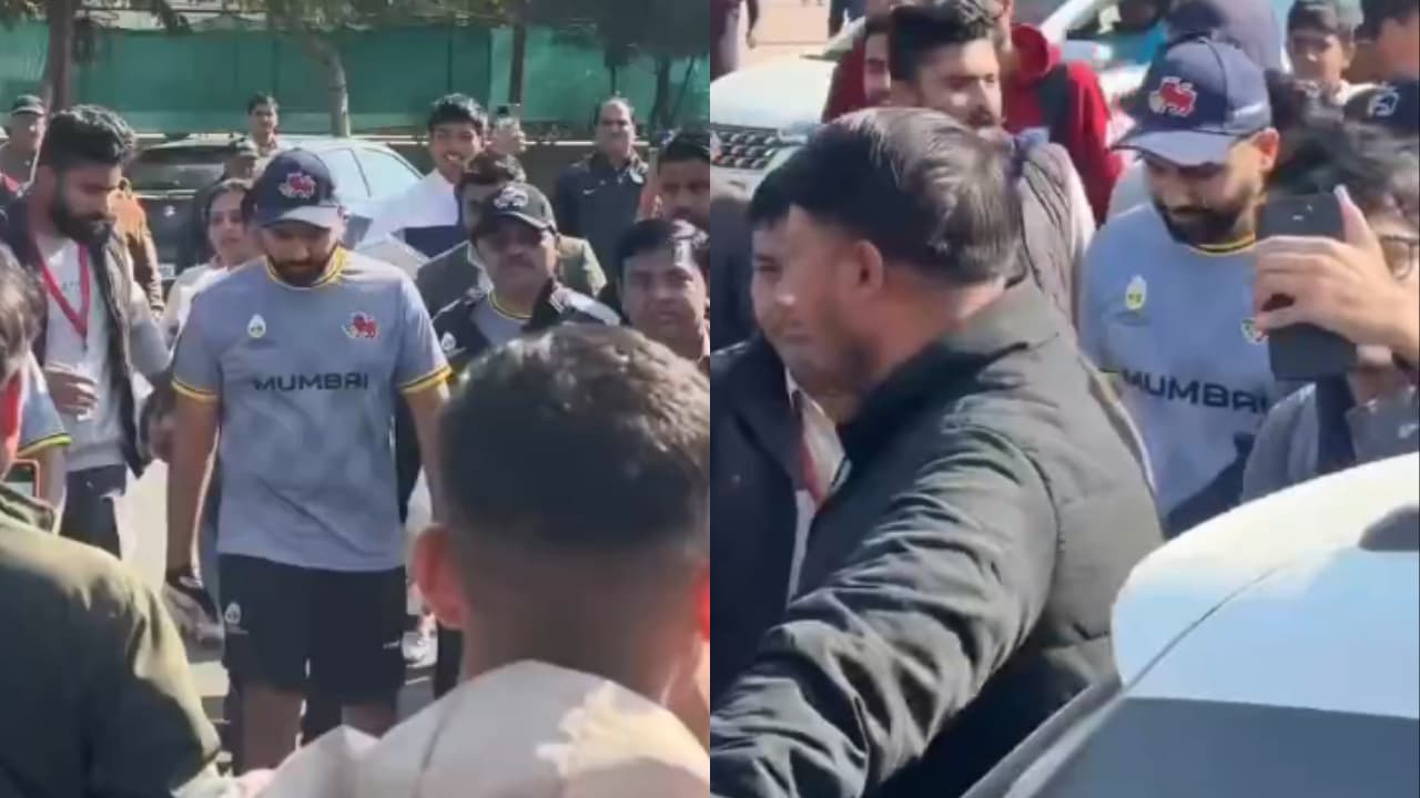 Rohit Sharma's Return to Vijay Hazare Trophy Sparks Fan Frenzy in Jaipur, Video Goes Viral (WATCH)