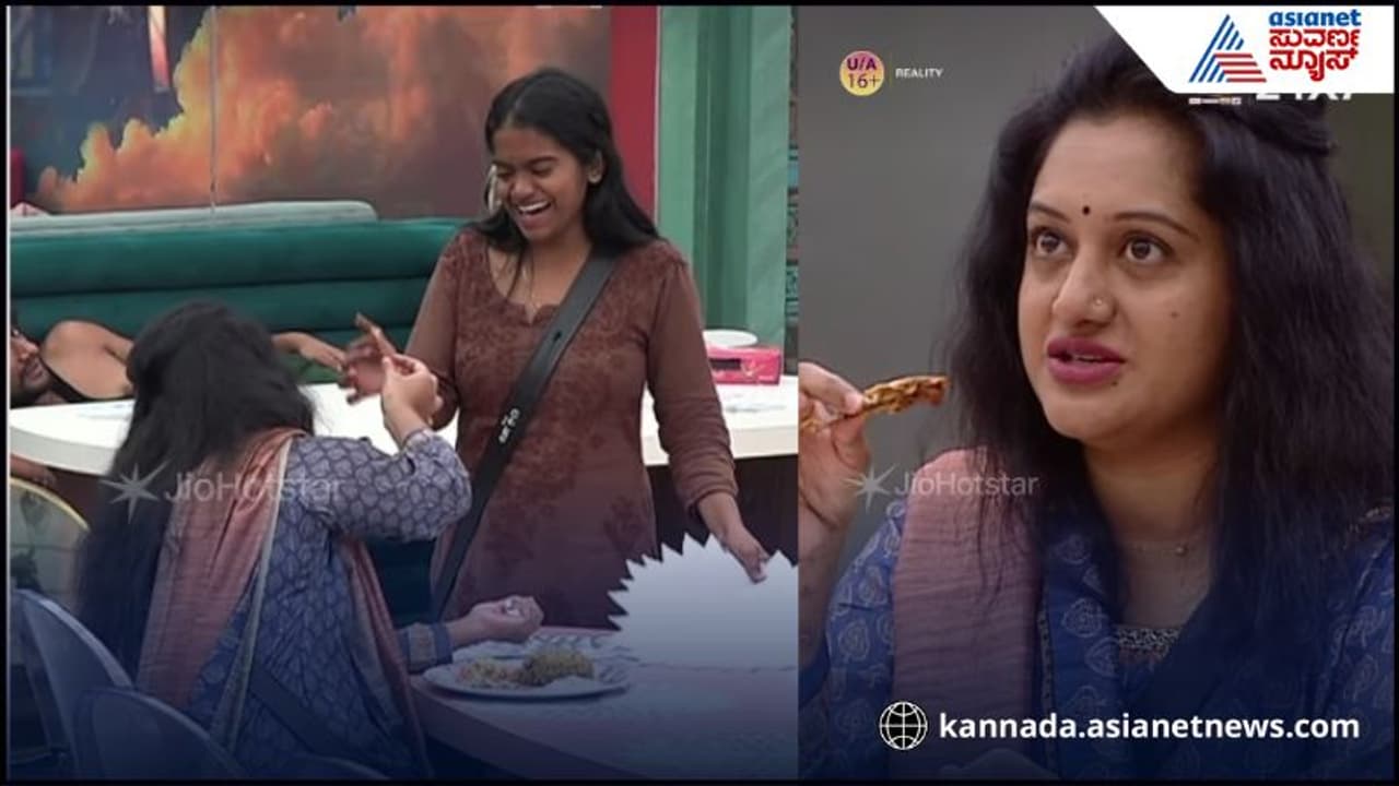 ಅಶ್ವಿನಿ ತಟ್ಟೆಯಲ್ಲಿದ್ದ ಮೀನಿನ ತಲೆ ರಕ್ಷಿತಾ ಪಾಲು, ಅದಕ್ಕೆ ಇಷ್ಟು ಚುರುಕು ಎಂದ ಫ್ಯಾನ್ಸ್ | Bigg Boss Kannada 12 Ashwini Gowda Gave Fish Head To Rakshita ಅಶ್ವಿನಿ ತಟ್ಟೆಯಲ್ಲಿದ್ದ ಮೀನಿನ ತಲೆ ರಕ್ಷಿತಾ ಪಾಲು, ಅದಕ್ಕೆ ಇಷ್ಟು ಚುರುಕು ಎಂದ ಫ್ಯಾನ್ಸ್ | Bigg Boss Kannada 12 Ashwini Gowda Gave Fish Head To Rakshita