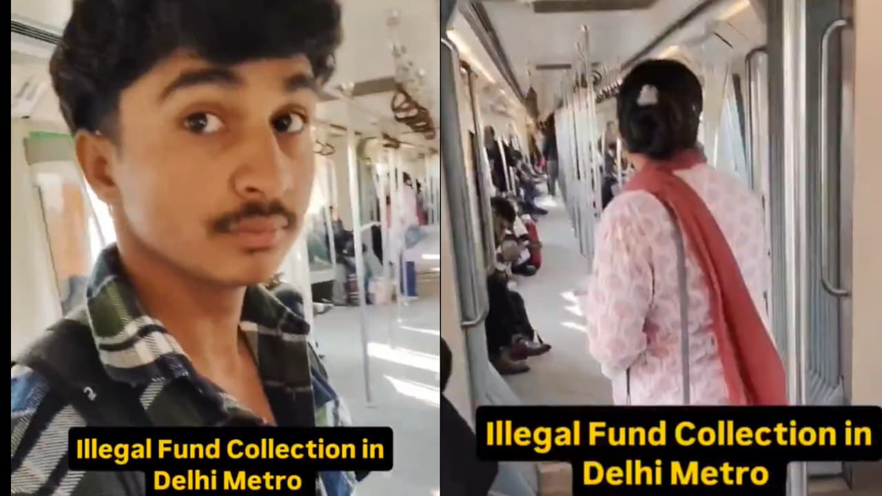 ‘Illegal Fund Collection’: Commuters Flag Alleged Begging Syndicate On Delhi Metro Yellow Line