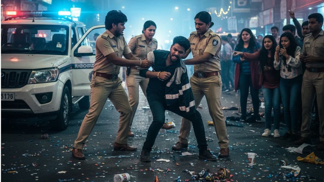 ನ್ಯೂ ಇಯರ್ ಪಾರ್ಟಿ ಬಳಿಕ ಕುಡಿದ ಮತ್ತಲ್ಲಿ ಯುವತಿಯರ ಜೊತೆ ಅನುಚಿತ ವರ್ತನೆ, ಇಬ್ಬರ ಬಂಧನ | Police Arrest Two Youths Misbehaving With Girls New Year Party San ನ್ಯೂ ಇಯರ್ ಪಾರ್ಟಿ ಬಳಿಕ ಕುಡಿದ ಮತ್ತಲ್ಲಿ ಯುವತಿಯರ ಜೊತೆ ಅನುಚಿತ ವರ್ತನೆ, ಇಬ್ಬರ ಬಂಧನ | Police Arrest Two Youths Misbehaving With Girls New Year Party San