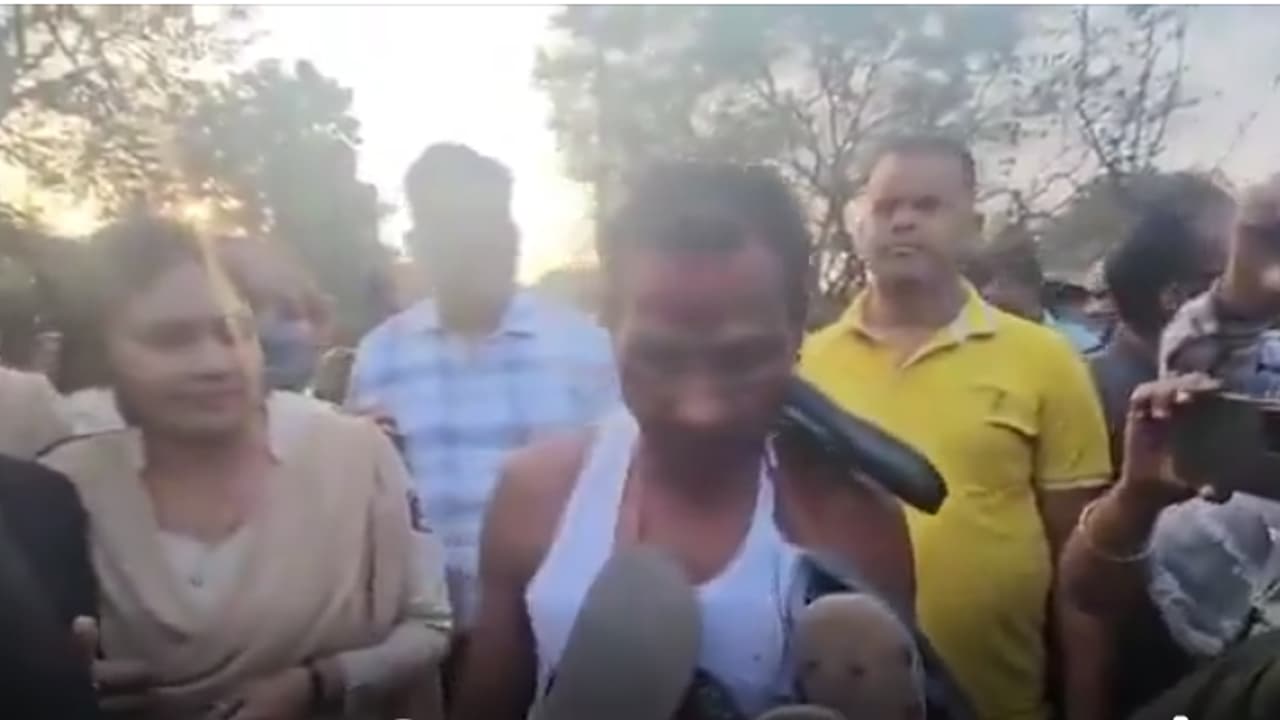 Coal Protest Clash: Chhattisgarh Police Parade Accused of Assaulting, Stripping Woman Cop (Watch)