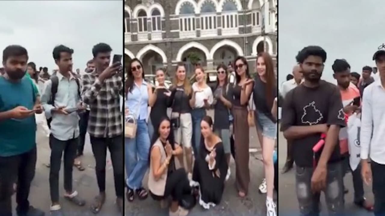 Viral Gateway of India Video Triggers Outrage Over Men Staring at Tourists (Watch)
