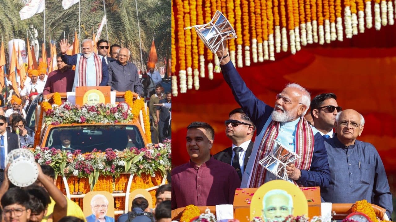 Somnath temple history ಸೋಮನಾಥದಲ್ಲಿ ಮೋದಿ ಅದ್ಧೂರಿ ಶೌರ್ಯ ಯಾತ್ರೆ; ಡಮರು ನುಡಿಸಿ ಗಮನ ಸೆಳೆದ ಪ್ರಧಾನಿ | Pm Narendra Modi Grand Shaurya Yatra In Somnath Gujarat Mrq Somnath temple history ಸೋಮನಾಥದಲ್ಲಿ ಮೋದಿ ಅದ್ಧೂರಿ ಶೌರ್ಯ ಯಾತ್ರೆ; ಡಮರು ನುಡಿಸಿ ಗಮನ ಸೆಳೆದ ಪ್ರಧಾನಿ | Pm Narendra Modi Grand Shaurya Yatra In Somnath Gujarat Mrq