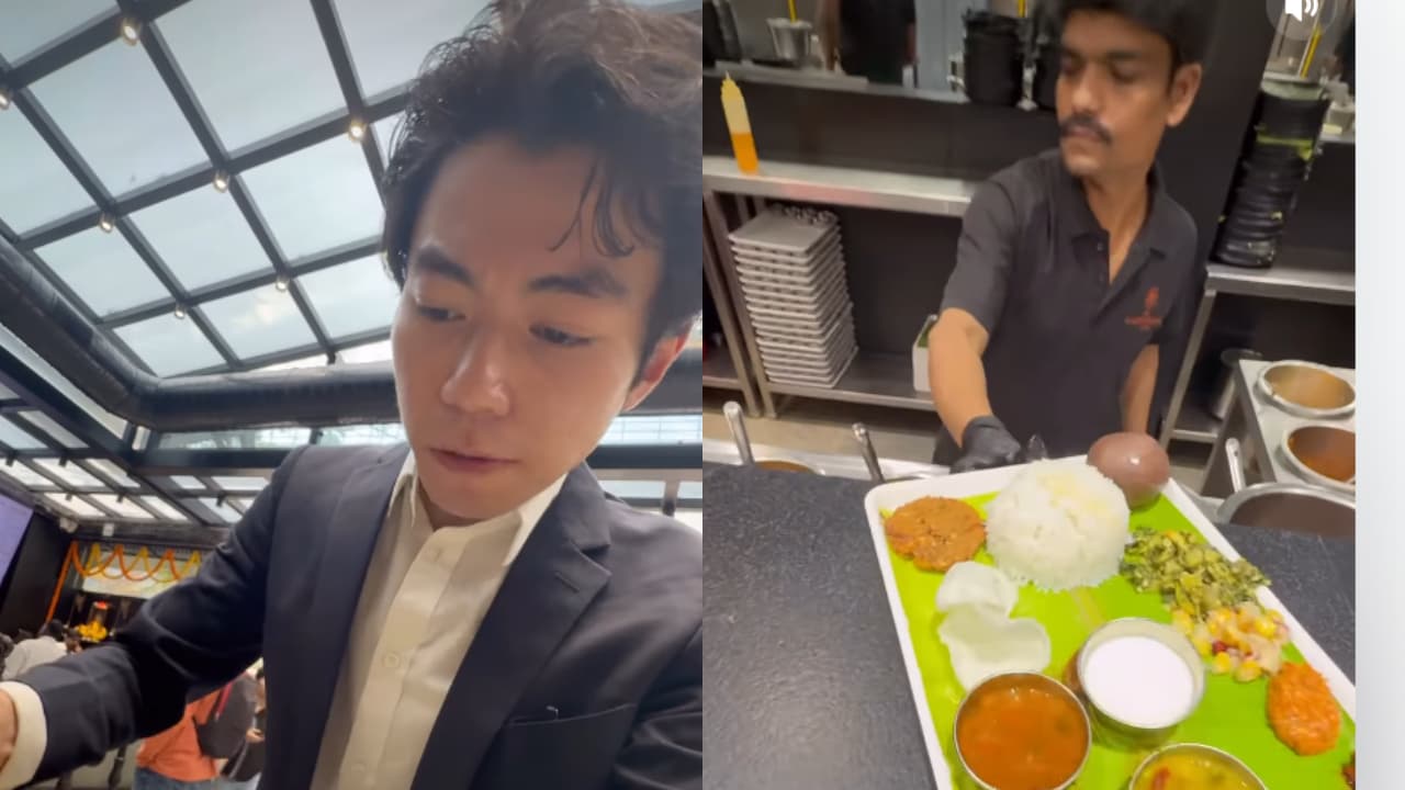 “Surprisingly Good”: Japanese Influencer Sho Takei Savours Mudde Meal at Bengaluru’s Rameshwaram Cafe (Watch)