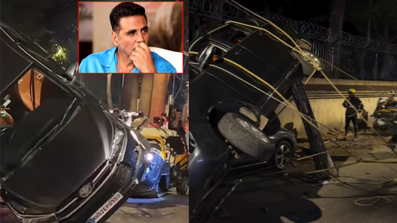 akshay kumar ನಟ ಅಕ್ಷಯ್ ಕುಮಾರ್ ಪ್ರಯಾಣದ ವೇಳೆ ಬೆಂಗಾವಲು ಕಾರು ಭೀಕರ ಅಪಘಾತ, ಇಬ್ಬರಿಗೆ ಗಾಯ | Bollywood Actor Akshay Kumar Convoy Mets With Road Accident Two Injured Mumbai akshay kumar ನಟ ಅಕ್ಷಯ್ ಕುಮಾರ್ ಪ್ರಯಾಣದ ವೇಳೆ ಬೆಂಗಾವಲು ಕಾರು ಭೀಕರ ಅಪಘಾತ, ಇಬ್ಬರಿಗೆ ಗಾಯ | Bollywood Actor Akshay Kumar Convoy Mets With Road Accident Two Injured Mumbai