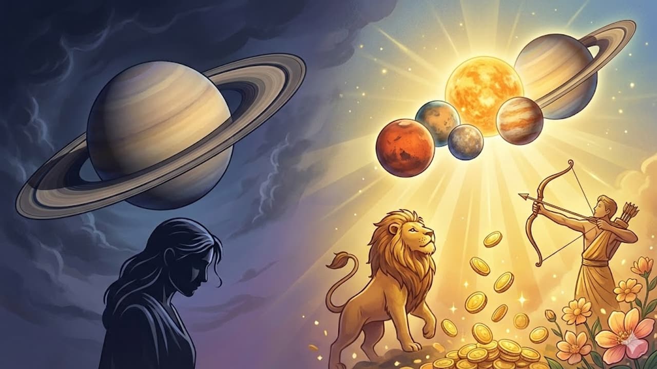 Saturn Transit: ಸಾಡೇಸಾತಿ ಶನಿ ಇದ್ದರೂ ಚಿಂತೆ ಇಲ್ಲ.. ಈ ರಾಶಿಗಳ ಜಾತಕ ಬದಲಾಗಲಿದೆ! Saturn Transit: ಸಾಡೇಸಾತಿ ಶನಿ ಇದ್ದರೂ ಚಿಂತೆ ಇಲ್ಲ.. ಈ ರಾಶಿಗಳ ಜಾತಕ ಬದಲಾಗಲಿದೆ!