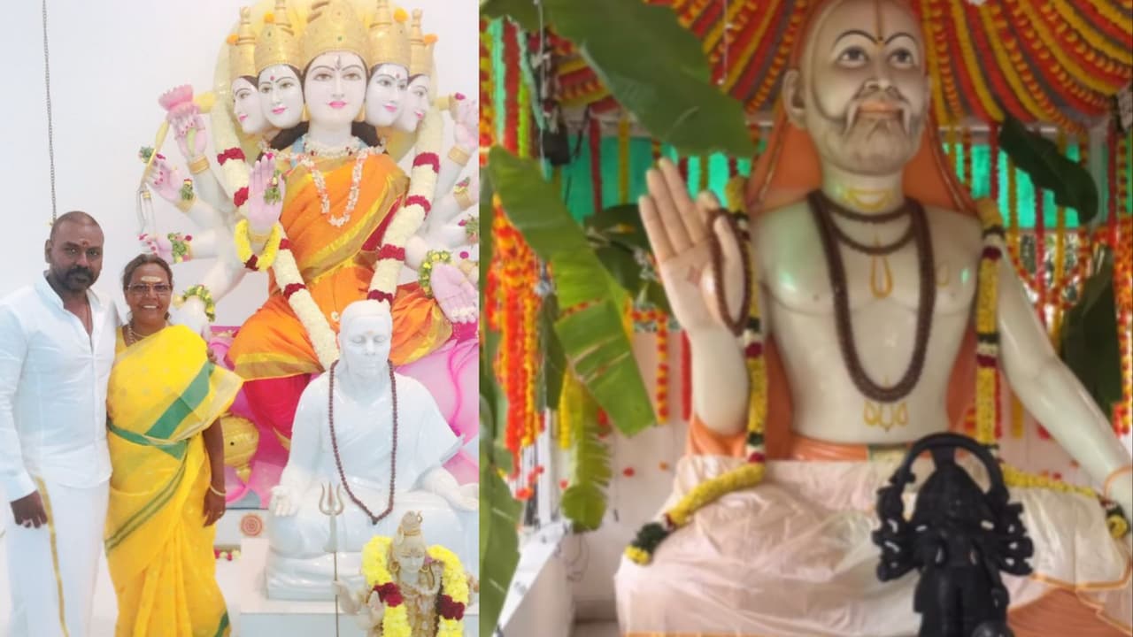 Raghava Lawrence Raghavendra Temple Chennai : தாய்க்காக கோயில் கட்டிய ...