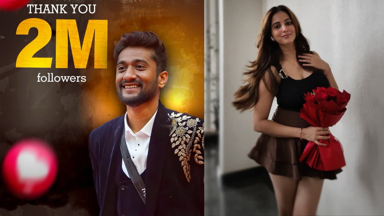 ಬಿಗ್ ಬಾಸ್ ಗಿಲ್ಲಿಗೆ 2 ಮಿಲಿಯನ್ ಫಾಲೋವರ್ಸ್ ದಾಖಲೆ, ನಿವೇದಿತಾಗೆ ಠಕ್ಕರ್ ಕೊಡ್ತನಾ ಚಾಂಪಿಯನ್? ಬಿಗ್ ಬಾಸ್ ಗಿಲ್ಲಿಗೆ 2 ಮಿಲಿಯನ್ ಫಾಲೋವರ್ಸ್ ದಾಖಲೆ, ನಿವೇದಿತಾಗೆ ಠಕ್ಕರ್ ಕೊಡ್ತನಾ ಚಾಂಪಿಯನ್?