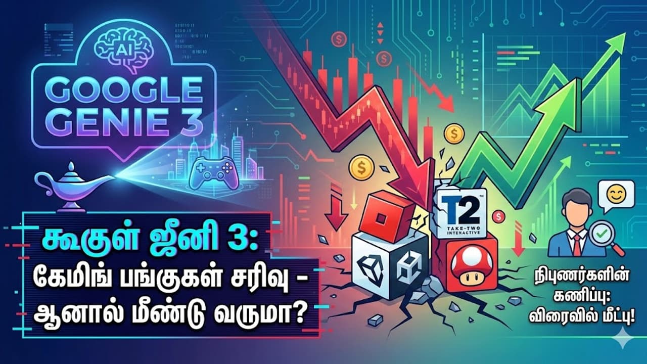 Google Genie கேமிங் உலகை மிரட்டும் கூகுள் ஏஐ: பங்குச்சந்தையில் திடீர் ...