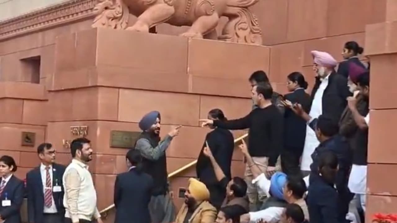 A political row erupted after Rahul Gandhi called Union Minister Ravneet Singh Bittu a 'traitor' in Parliament complex. The remark triggered strong reactions from BJP leaders, including Manjinder Singh Sirsa, who called it an insult to Sikhs.