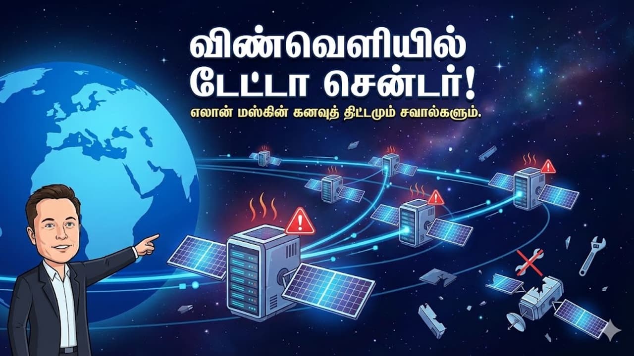 பூமிக்கு மேல ஒரு டேட்டா சென்டரா? எலான் மஸ்க் போட்ட பிளான்.. வாயடைத்து போன விஞ்ஞானிகள்!