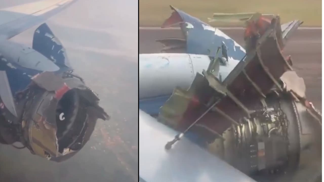 Emergeny Landing ಹಾರಾಟದ ನಡುವೆ ಪ್ರಯಾಣಿಕ ವಿಮಾನದ ಎಂಜಿನ್ ಸ್ಪೋಟಕ್ಕೆ ತುರ್ತು ಭೂಸ್ವರ್ಶ, ದೃಶ್ಯ ಸೆರೆ | Arik Air Engine Exploded Midair Severe Damage Captured In Passenger Mobile Emergeny Landing ಹಾರಾಟದ ನಡುವೆ ಪ್ರಯಾಣಿಕ ವಿಮಾನದ ಎಂಜಿನ್ ಸ್ಪೋಟಕ್ಕೆ ತುರ್ತು ಭೂಸ್ವರ್ಶ, ದೃಶ್ಯ ಸೆರೆ | Arik Air Engine Exploded Midair Severe Damage Captured In Passenger Mobile