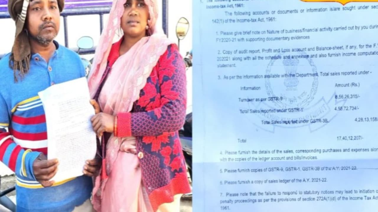 UP Labourer Earning Rs 8,000 Gets 17.4 Crore Income Tax Notice, Alleges Fraud by Ex-Employer