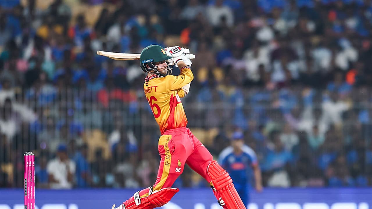 T20 World Cup: Zimbabwe Star Bennett Confused by Reporter’s Century Question After Loss to India (WATCH)