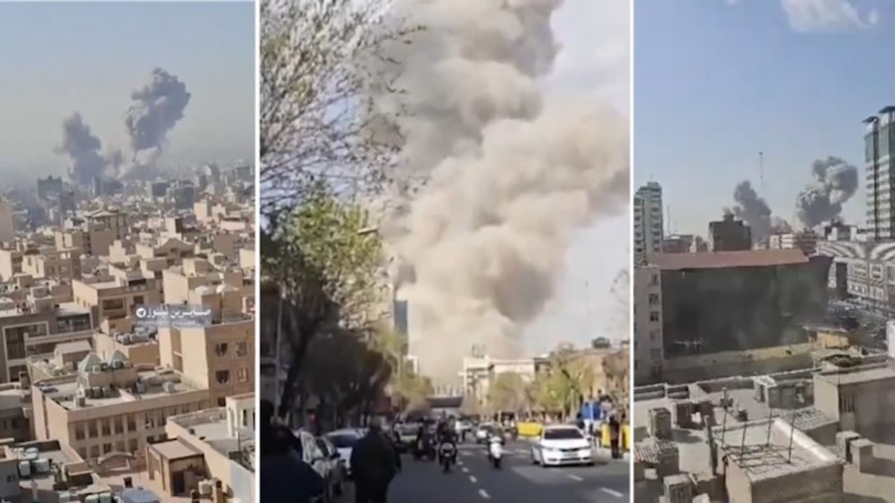 Israel Launches Fresh Strikes on Iran; Explosions Rock Tehran (WATCH)