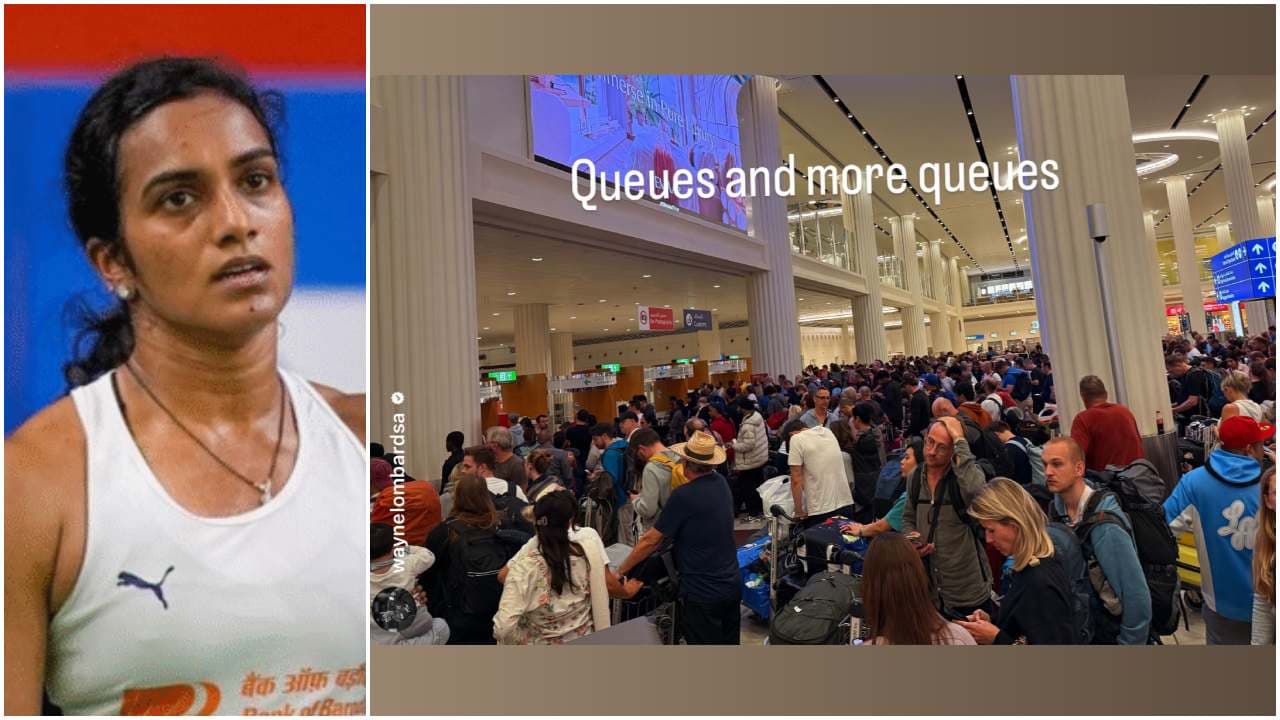 ಇರಾನ್ ಸಂಘರ್ಷ: ದುಬೈ ವಿಮಾನ ನಿಲ್ದಾಣದಲ್ಲಿ ಸಿಲುಕಿದ ಪಿವಿ ಸಿಂಧು, ಸಮೀಪದಲ್ಲೇ ಸ್ಫೋಟ ಬ್ಯಾಡ್ಮಿಂಟನ್ ತಾರೆ ಆತಂಕ! | Pv Sindhu Stuck In Dubai Airport Says Situation Getting More Frightening By The Hour ಇರಾನ್ ಸಂಘರ್ಷ: ದುಬೈ ವಿಮಾನ ನಿಲ್ದಾಣದಲ್ಲಿ ಸಿಲುಕಿದ ಪಿವಿ ಸಿಂಧು, ಸಮೀಪದಲ್ಲೇ ಸ್ಫೋಟ ಬ್ಯಾಡ್ಮಿಂಟನ್ ತಾರೆ ಆತಂಕ! | Pv Sindhu Stuck In Dubai Airport Says Situation Getting More Frightening By The Hour