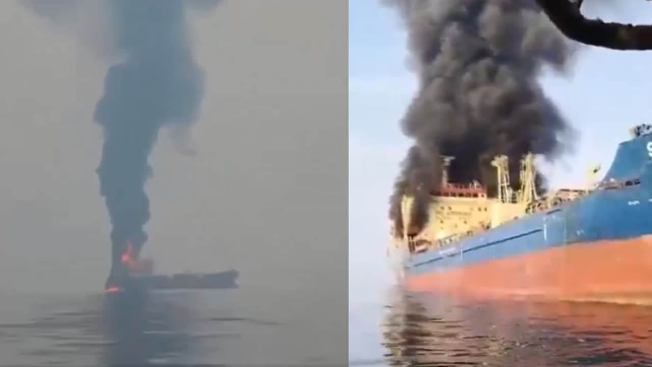 Iran Attacks Oil tanker ಸಿಕ್ಕ ಸಿಕ್ಕವರ ಮೇಲೆ ಇರಾನ್ ದಾಳಿ, 15 ಭಾರತೀಯರಿದ್ದ ತೈಲ ಹಡಗಿನ ಮೇಲೆ ಮಿಸೈಲ್ ಆ್ಯಟಾಕ್ | Iran Missile Attacks To Oil Tanker In Strait Of Hormuz 15 Indians Crew On Board Iran Attacks Oil tanker ಸಿಕ್ಕ ಸಿಕ್ಕವರ ಮೇಲೆ ಇರಾನ್ ದಾಳಿ, 15 ಭಾರತೀಯರಿದ್ದ ತೈಲ ಹಡಗಿನ ಮೇಲೆ ಮಿಸೈಲ್ ಆ್ಯಟಾಕ್ | Iran Missile Attacks To Oil Tanker In Strait Of Hormuz 15 Indians Crew On Board